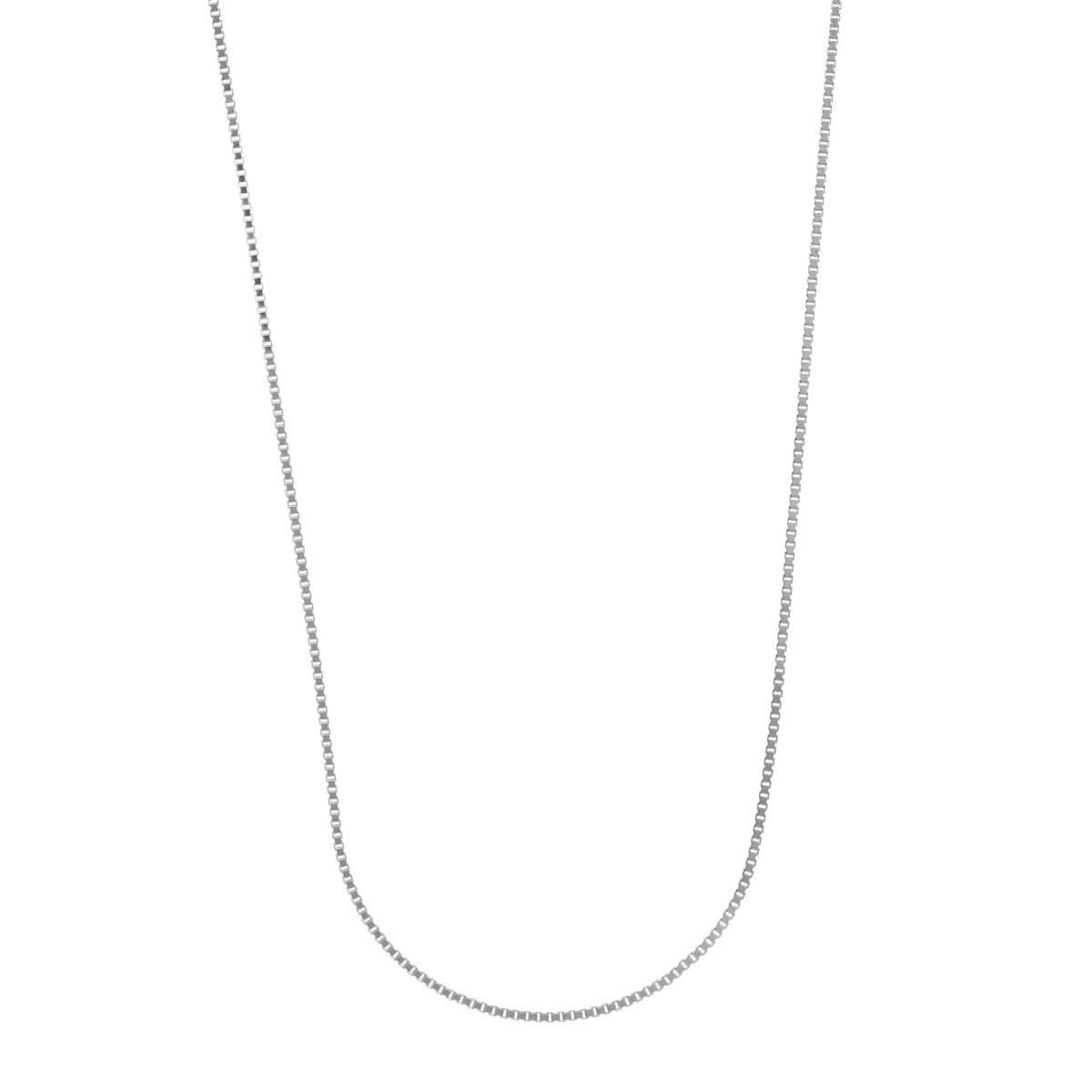 18" Silver 1.2mm Box Chain