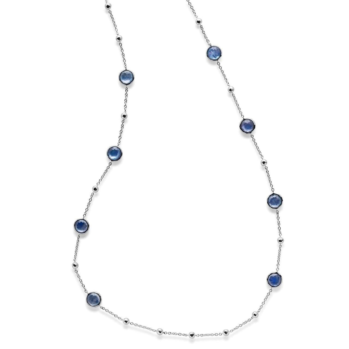 IPPOLITA Rock Candy Mini Lollipop & Ball Necklace in Lapis Triplet