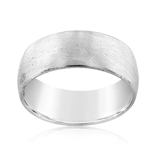 7mm Satin Wedding Band