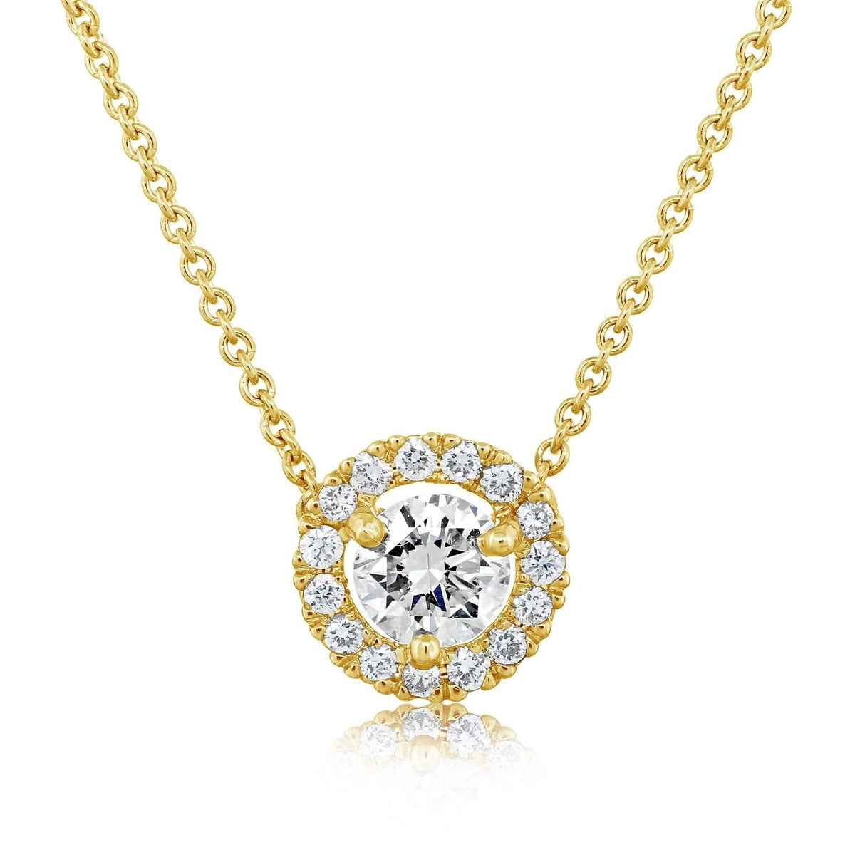 1/2 Carat Diamond Margarita Necklace