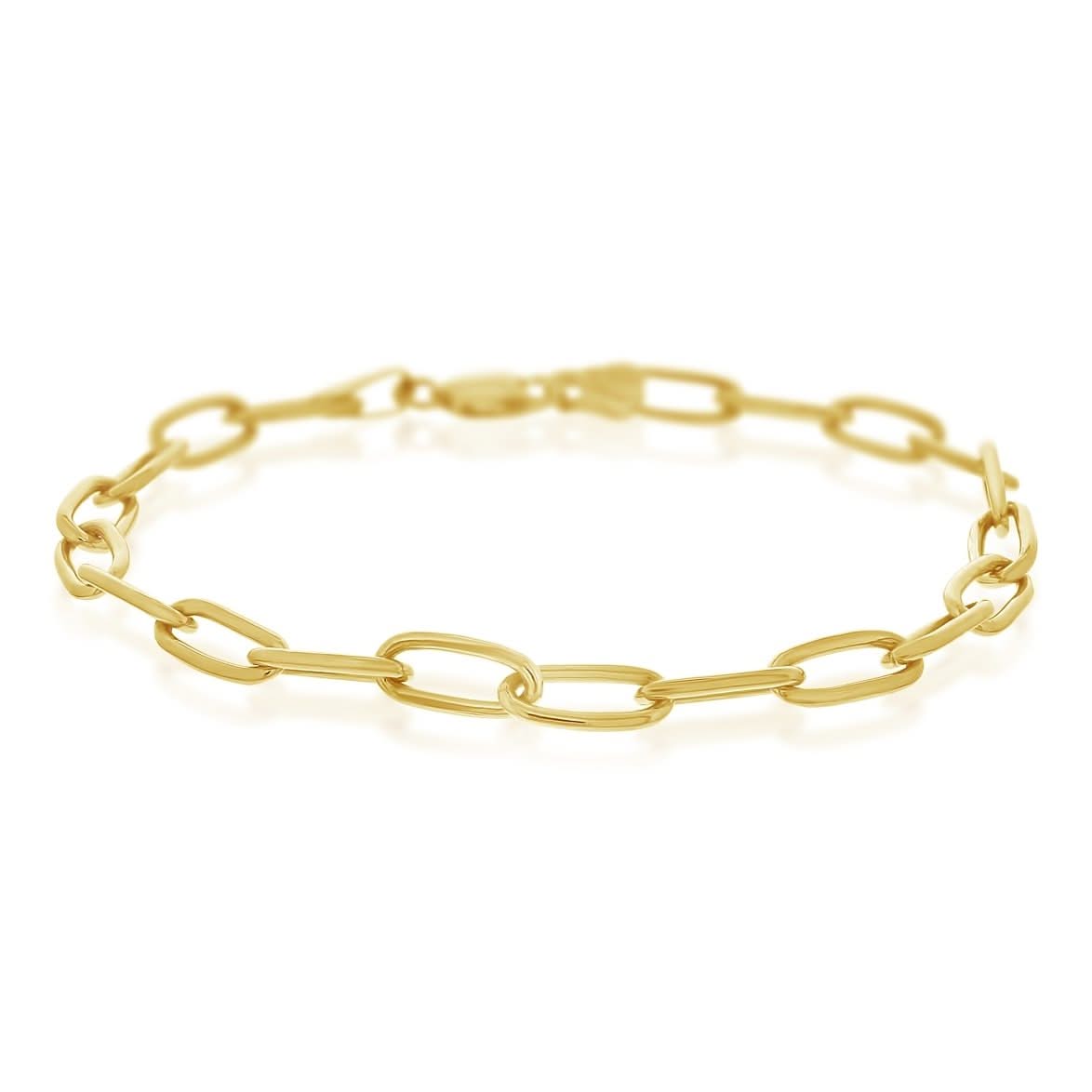 5mm Paper Clip Chain Bracelet