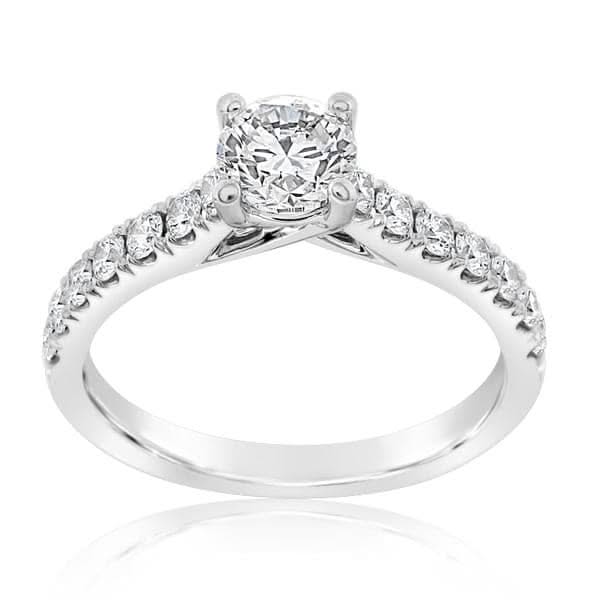 Complete 1.20 Carat Diamond Engagement Ring