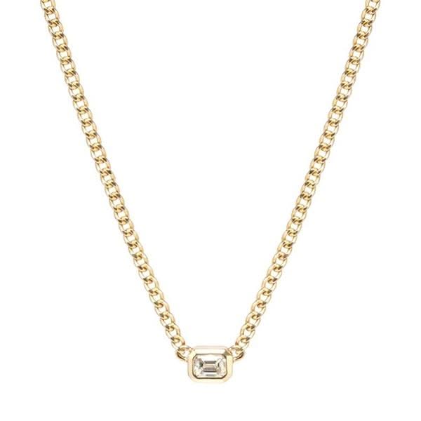 ZOE CHICCO Bezel Set Diamond Necklace