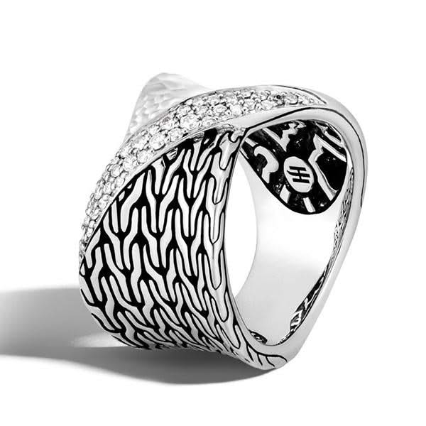 JOHN HARDY Carved Chain Twisted Ring