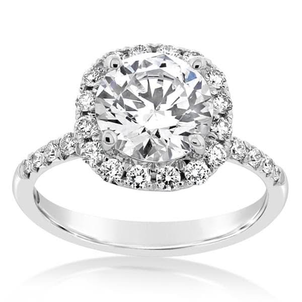 PRECISION SET Extra Diamond Engagement Ring Setting