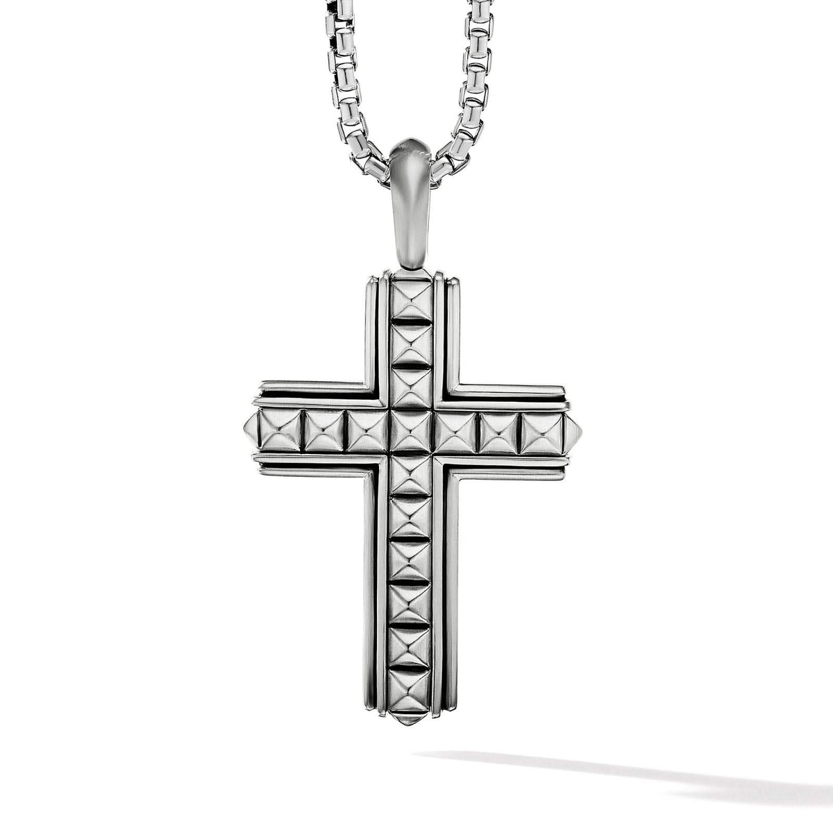 DAVID YURMAN Pyramid Cross in Sterling Silver, 37mm