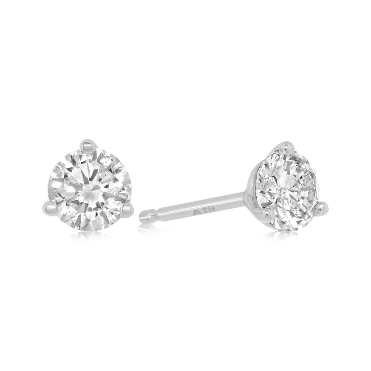 2/3 Carat Diamond Stud Earrings
