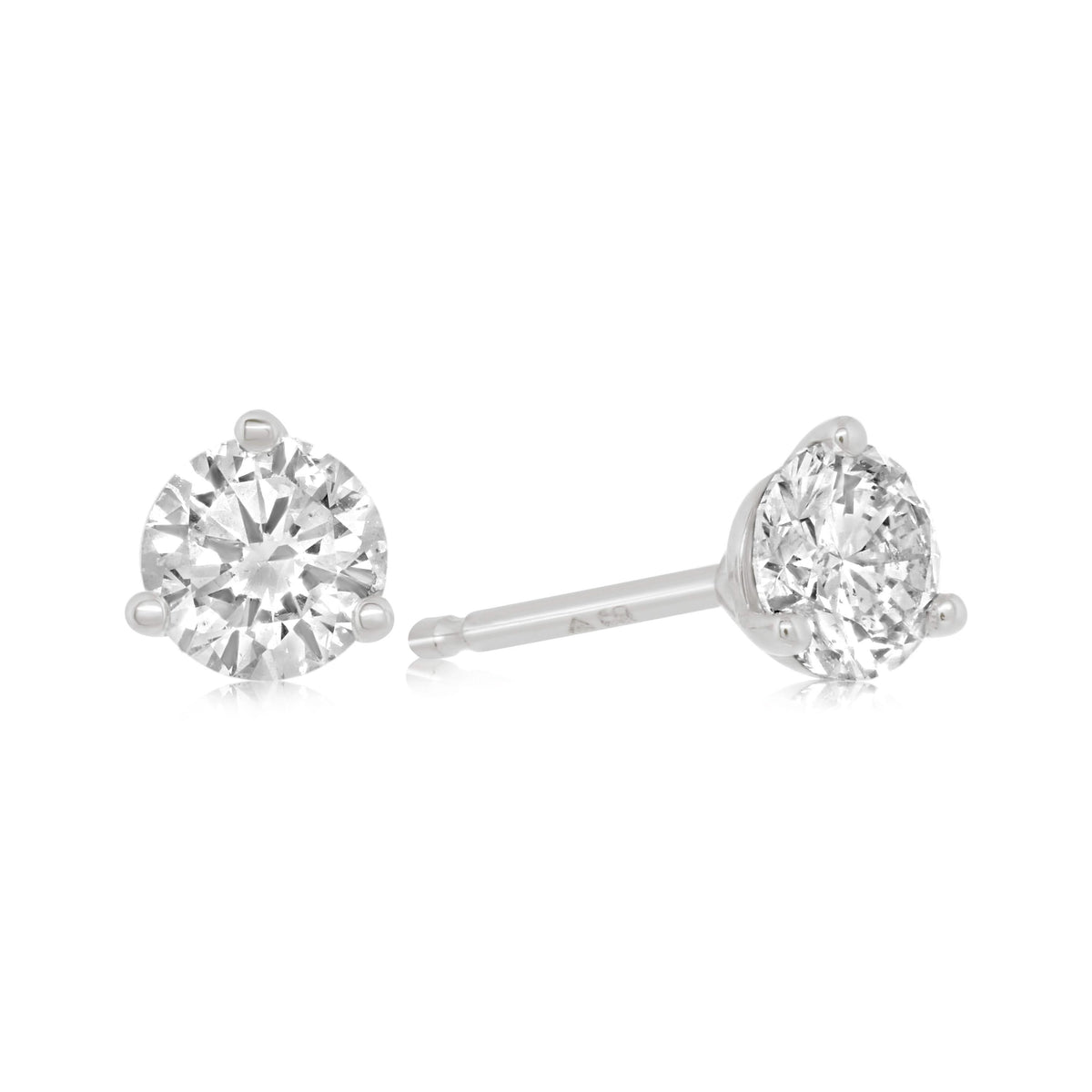 1/2 Carat Diamond Stud Earrings