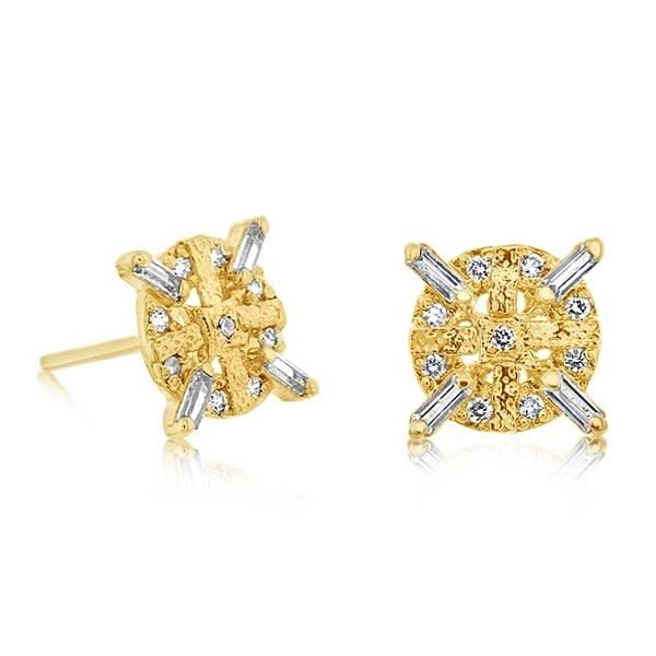 ARMENTA Sueno Sapphire & Diamond Studs