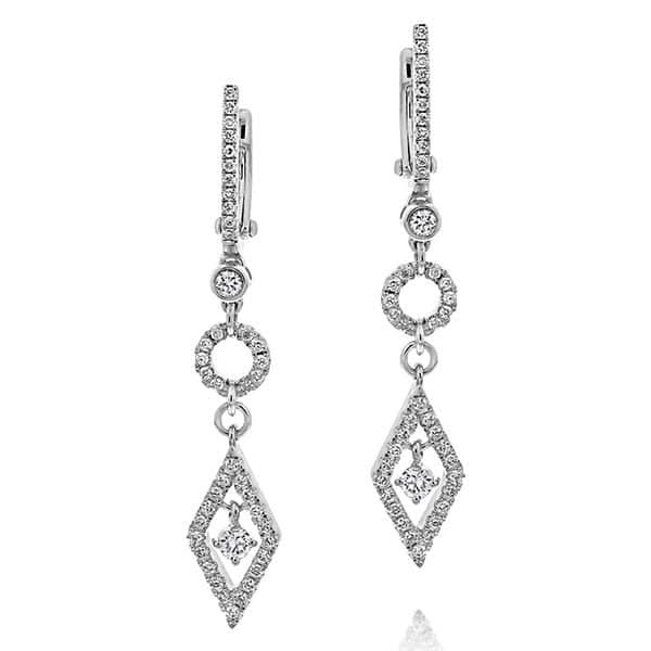 Diamond Fashion Drop Earrings