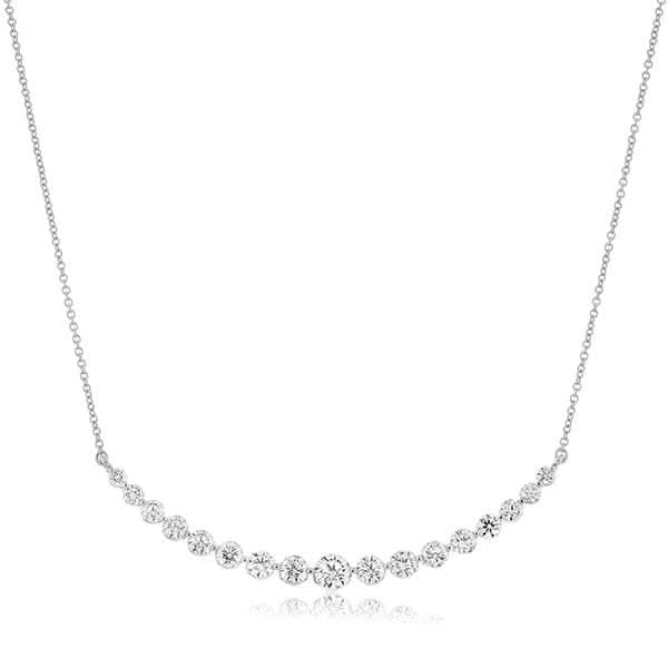 2.49 Carat Diamond Bar Necklace