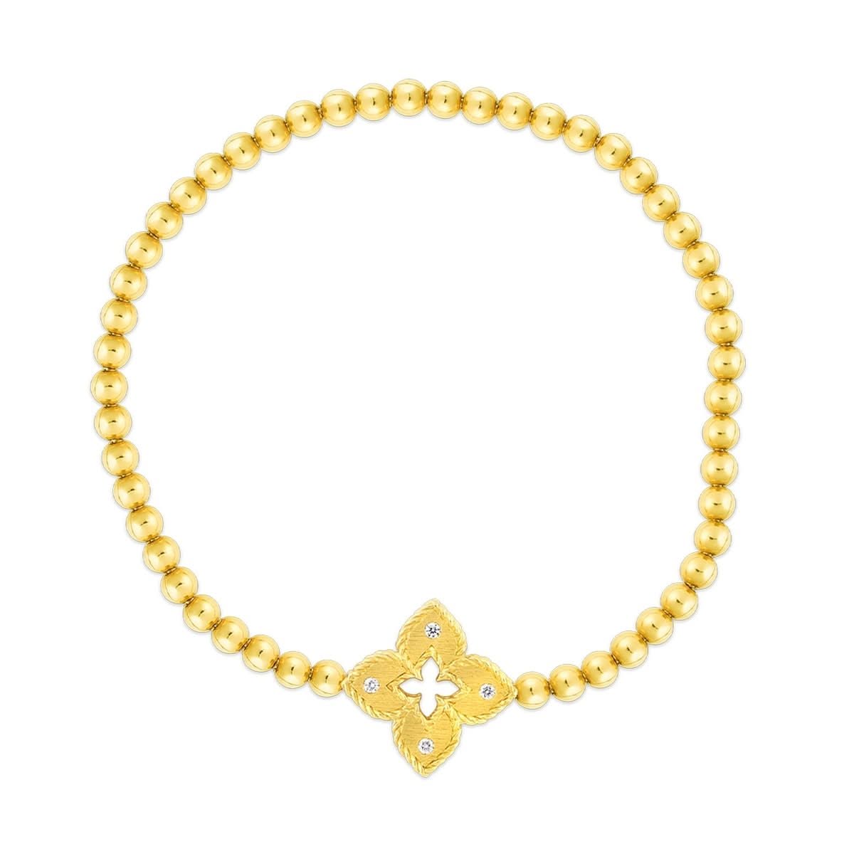 ROBERTO COIN Venetian Princess Beaded Diamond Bracelet