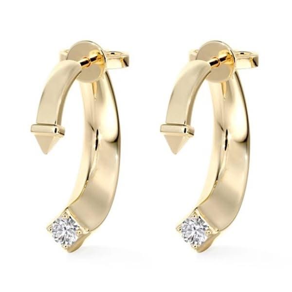 Avaanti Diamond Arc Earrings