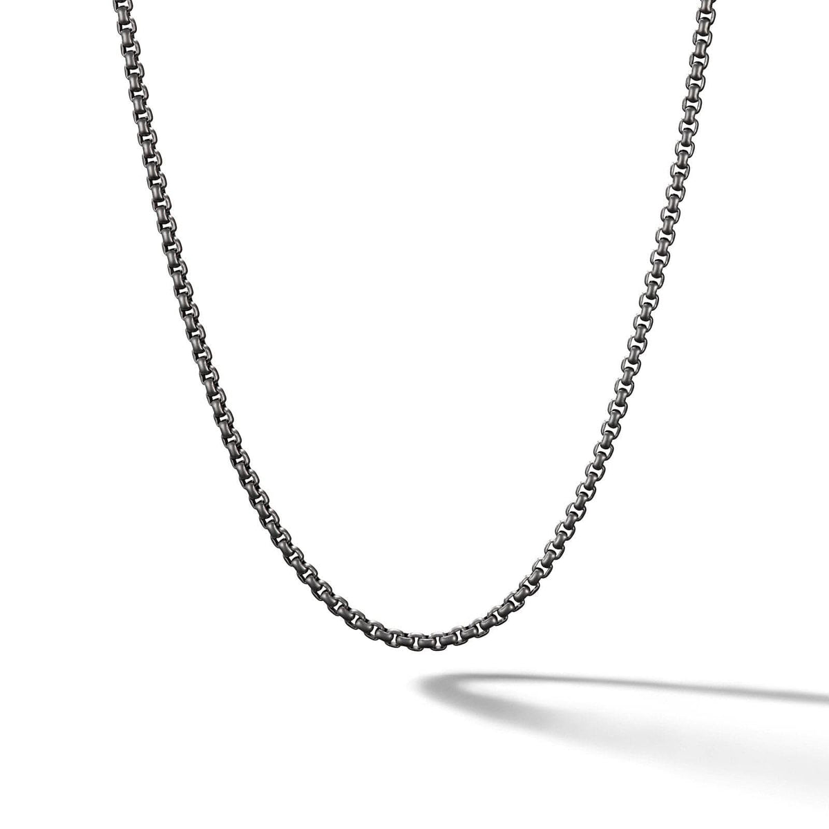 DAVID YURMAN Box Chain Necklace in Stainless Steel, 2.7mm