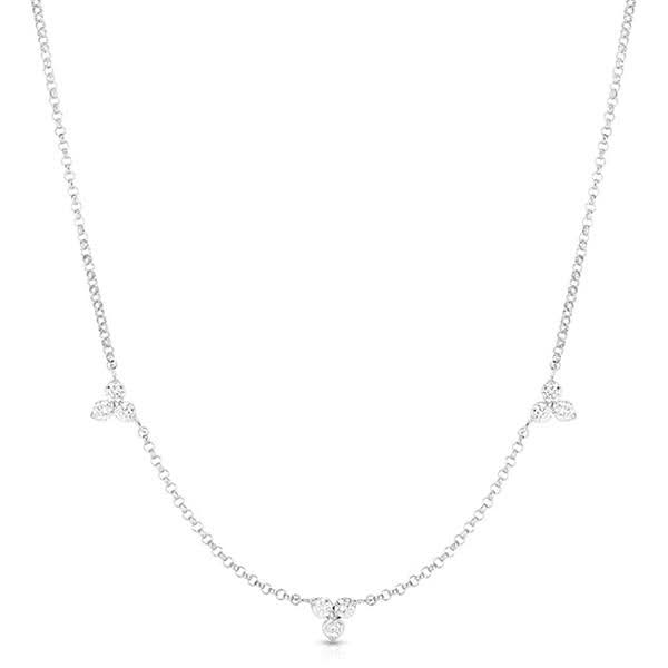 ROBERTO COIN Love by the Inch Diamond Station Necklace