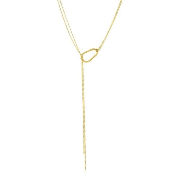 AMALI Stardust Lariat Necklace