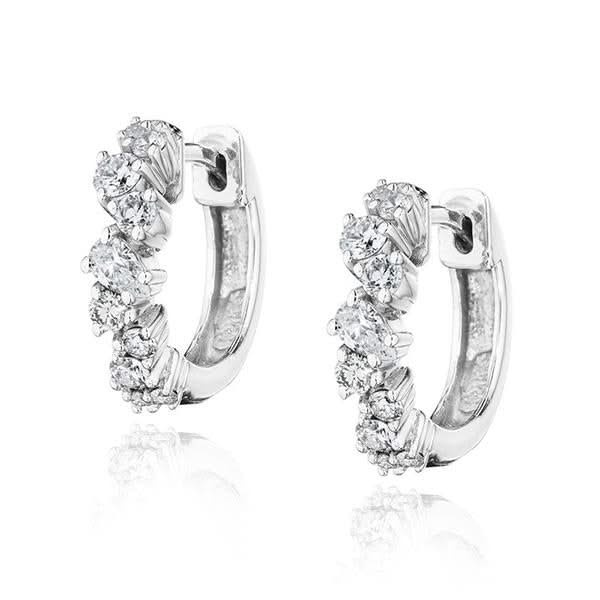 PENNY PREVILLE Stardust Diamond Hoops