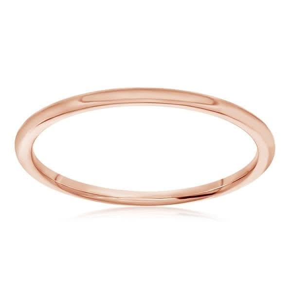 1mm Low Dome Wedding Band