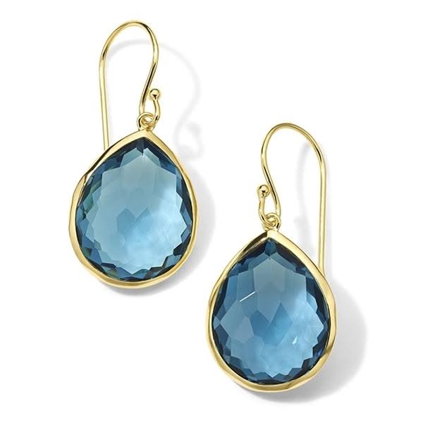 IPPOLITA Rock Candy Teardrop Earrings in London Blue Topaz