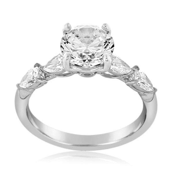 PRECISION SET Grande Aire Diamond Engagement Ring