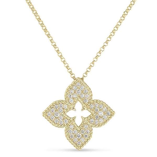 ROBERTO COIN Diamond Venetian Princess Pendant