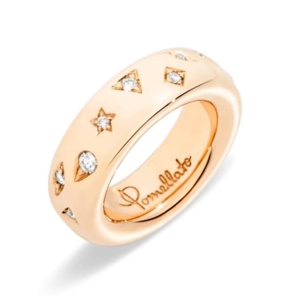 POMELLATO Classic Iconica Diamond Band