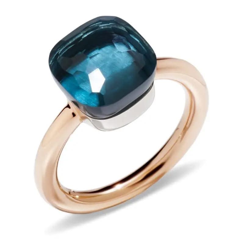 POMELLATO Nudo Classic London Blue Topaz Ring