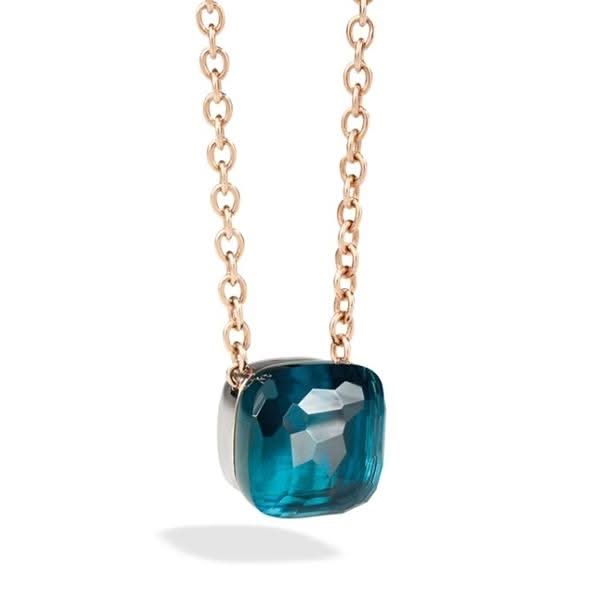 POMELLATO Nudo Maxi London Blue Topaz Pendant