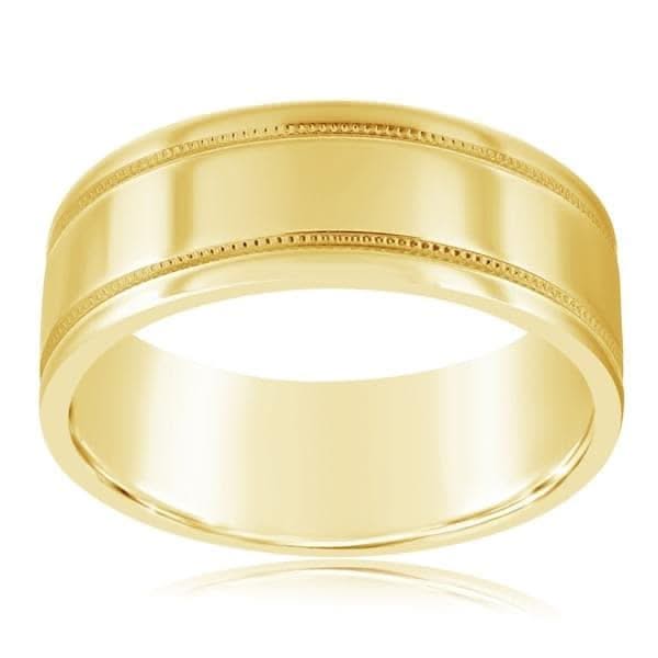 Gold Comfort Fit Wedding Band