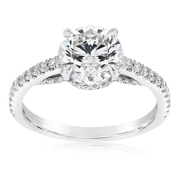 Round Diamond Engagement Ring Setting