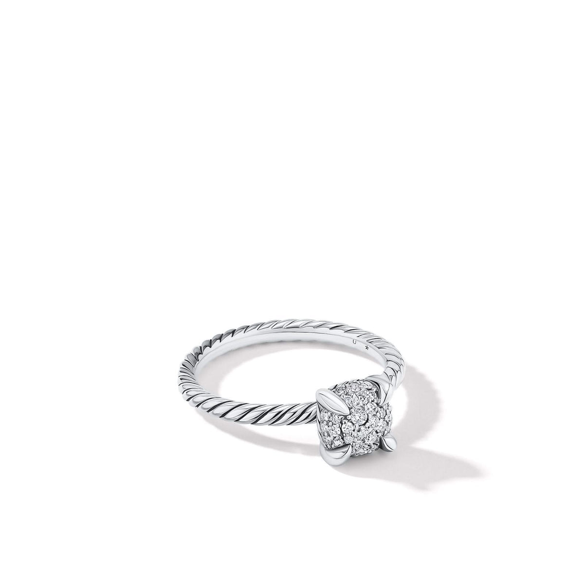 DAVID YURMAN Petite Chatelaine® Ring with Full Pavé Diamonds