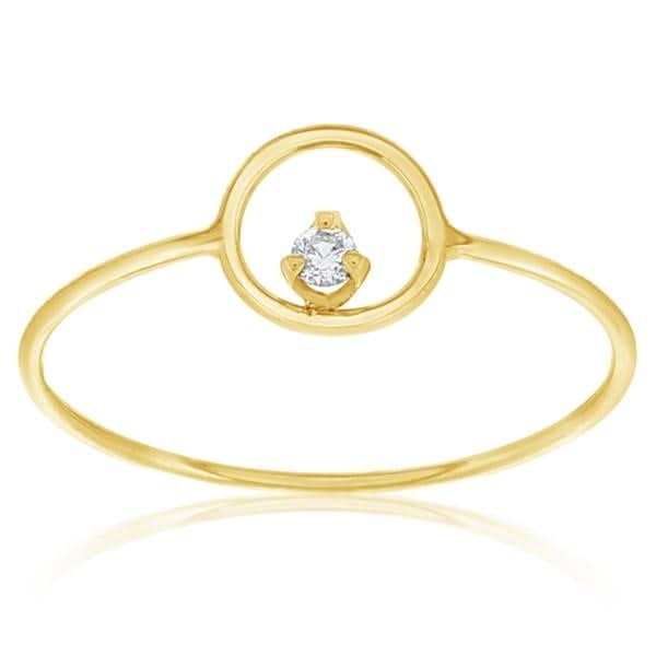 ZOE CHICCO Small Circle Ring