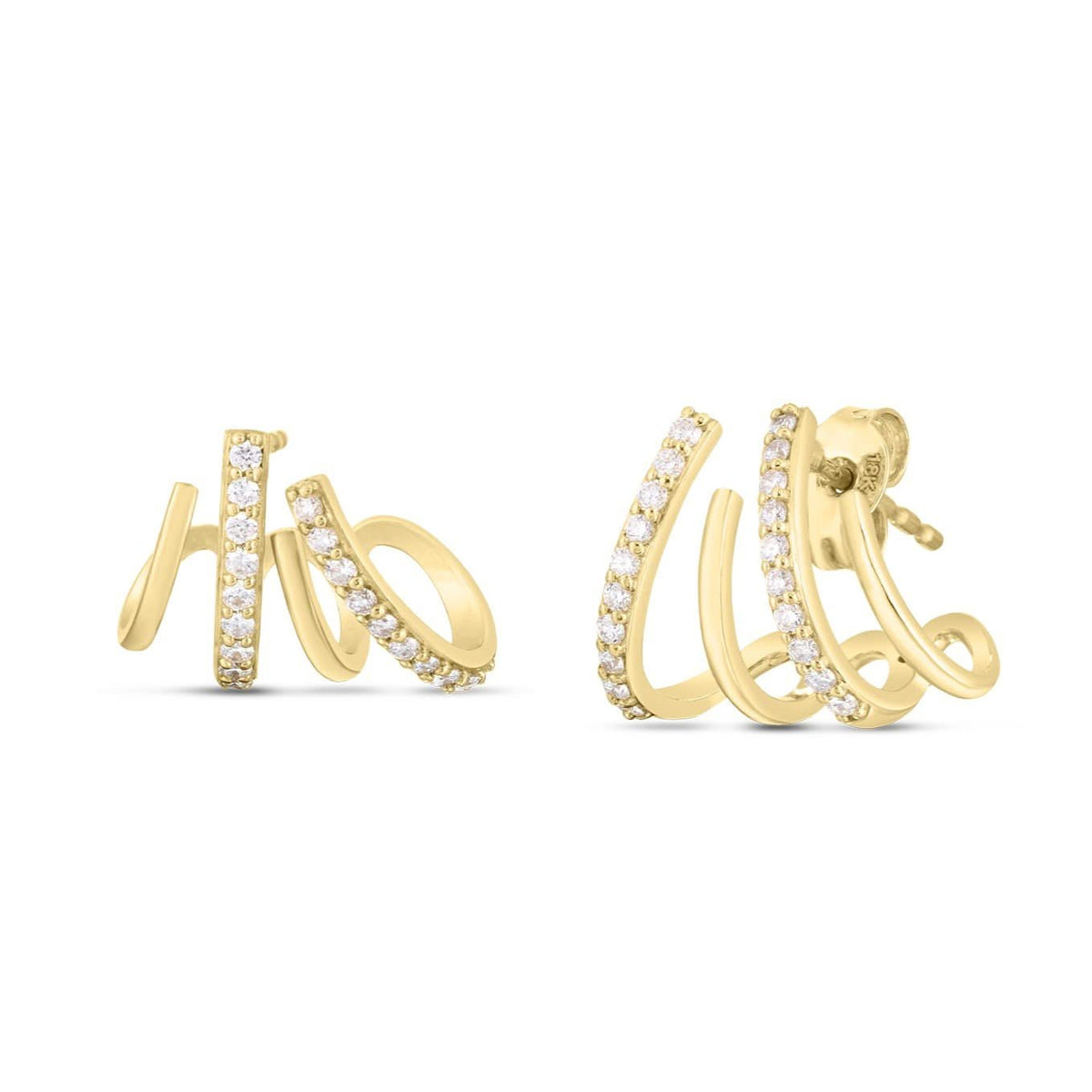 ROBERTO COIN Diamond Ear Climbers
