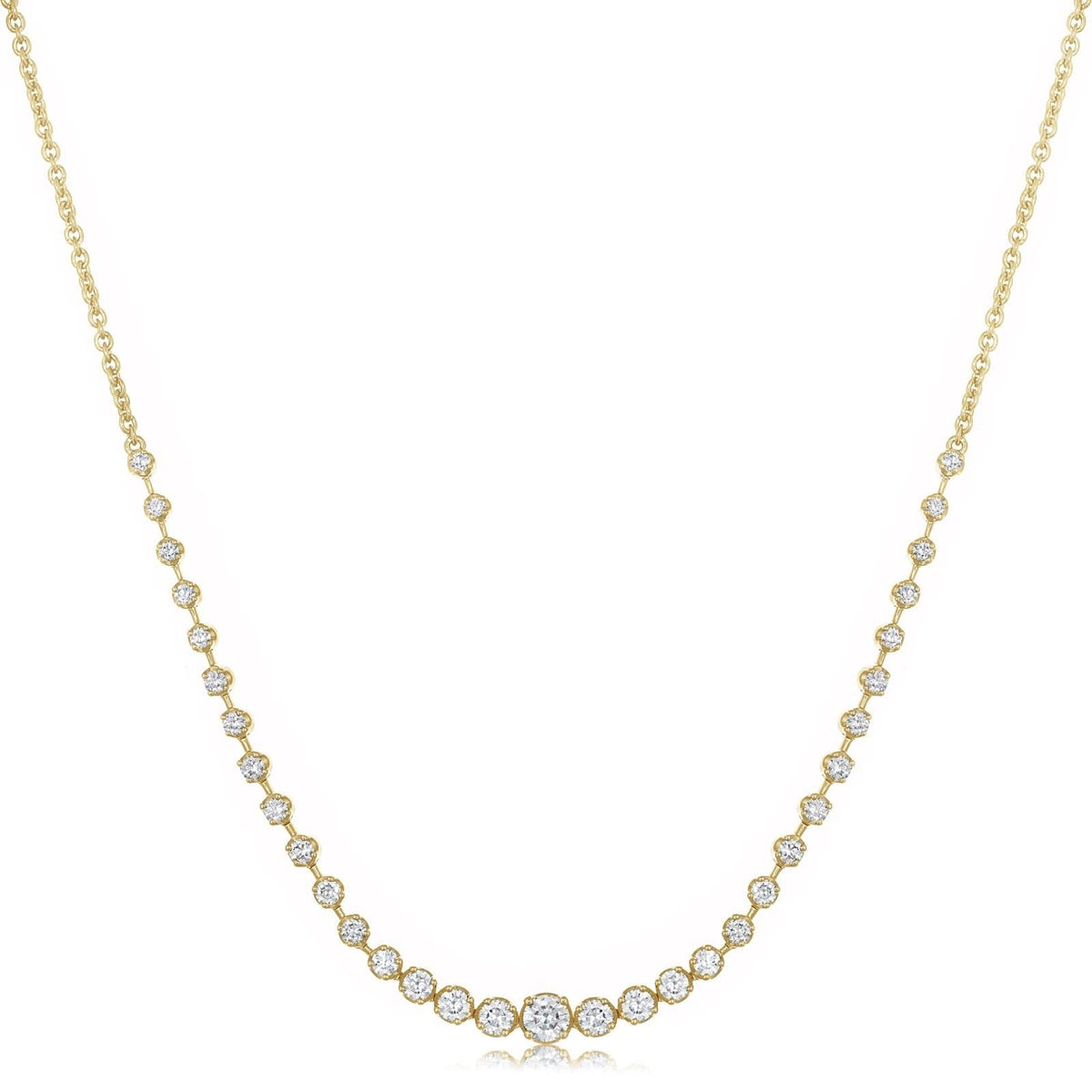 KWIAT 1.53 Carat Starry Night Demi-Riviera Necklace