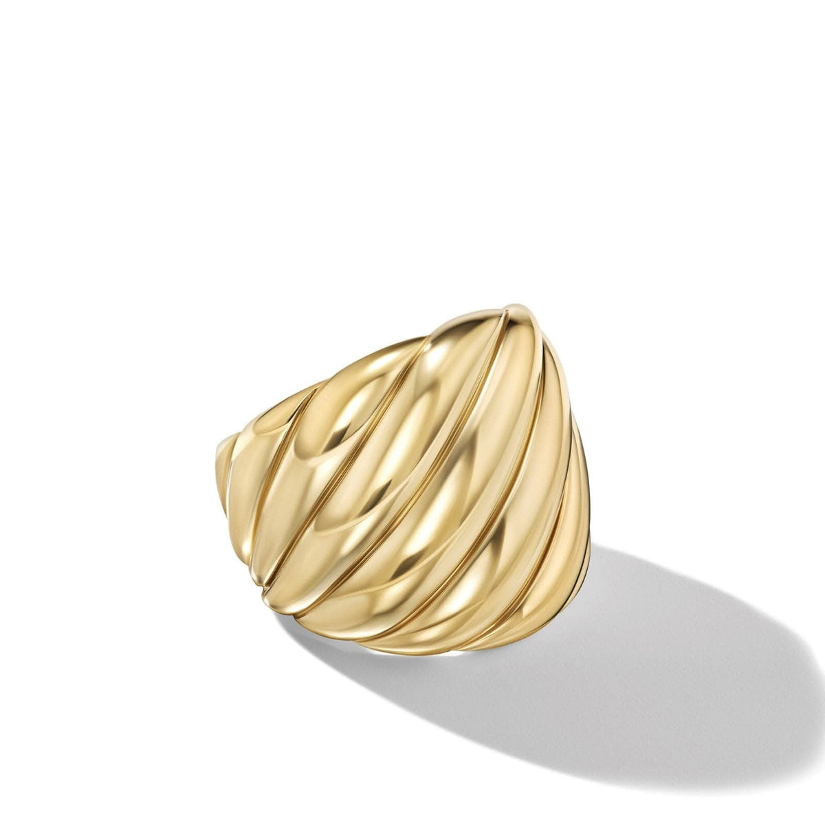 DAVID YURMAN Sculpted Cable Ring in 18K Yellow Gold, 20mm