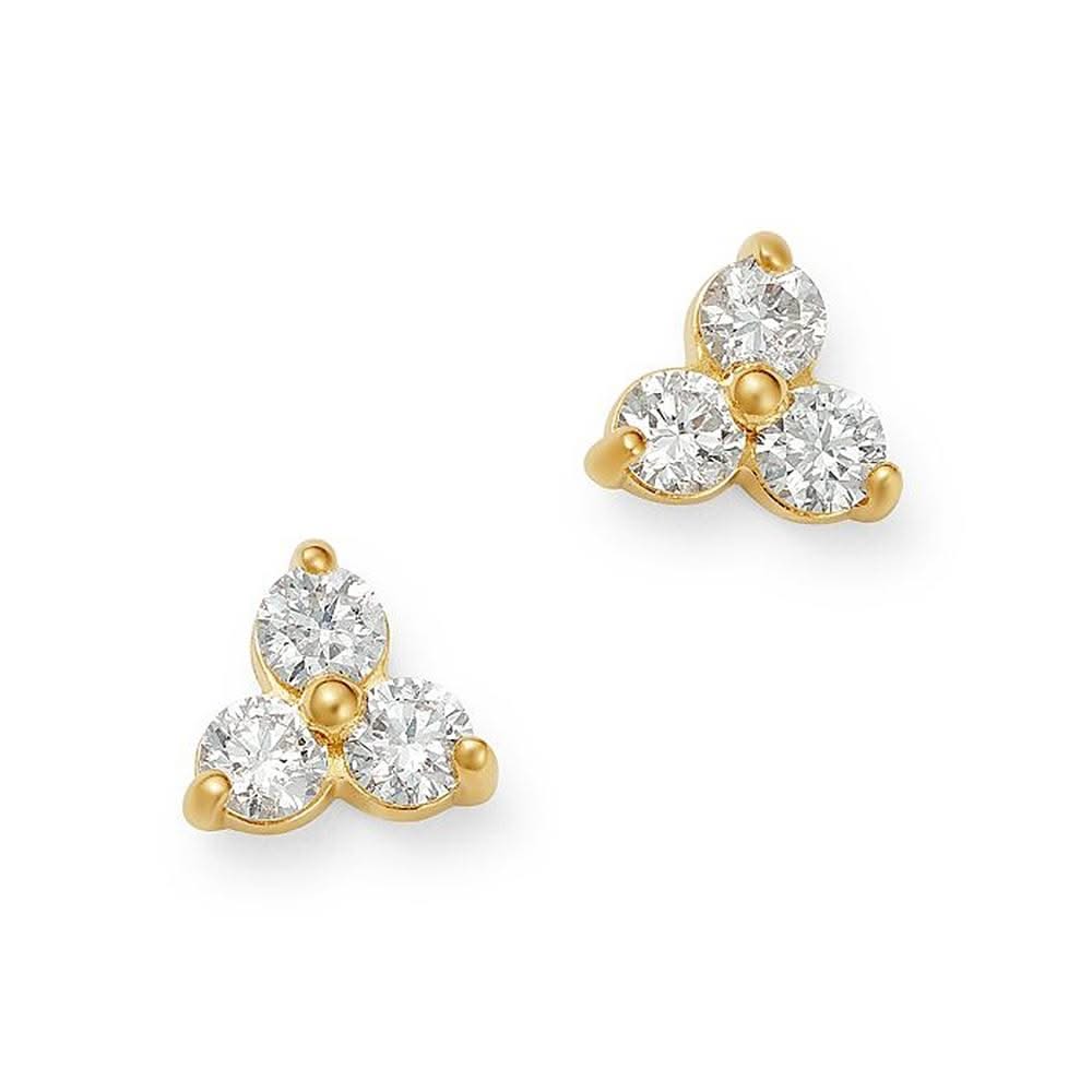 0.20 Carat Tri-Cluster Diamond Studs