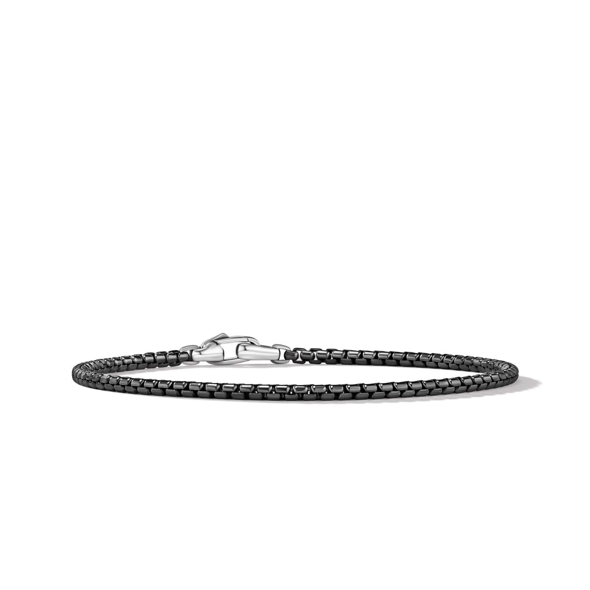 DAVID YURMAN Box Chain Bracelet with Stainless Steel and Sterling Silver, 2.7mm