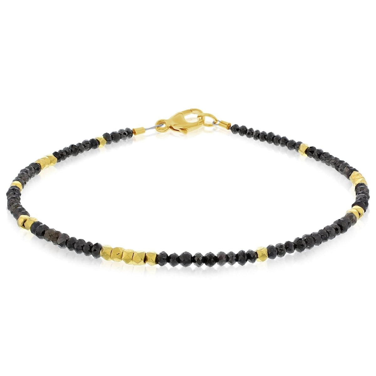 SETHI COUTURE Black Diamond Noir Bead Bracelet
