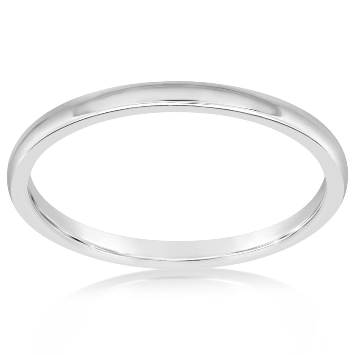 1.5mm Low Dome Wedding Band