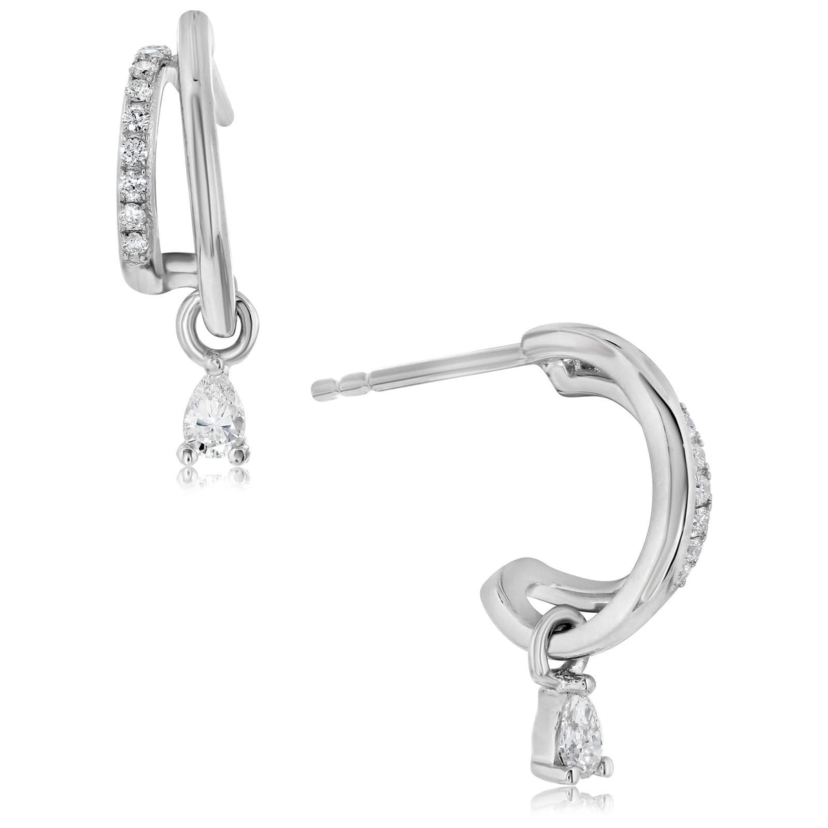 EF COLLECTION Pear Drop Double Huggies