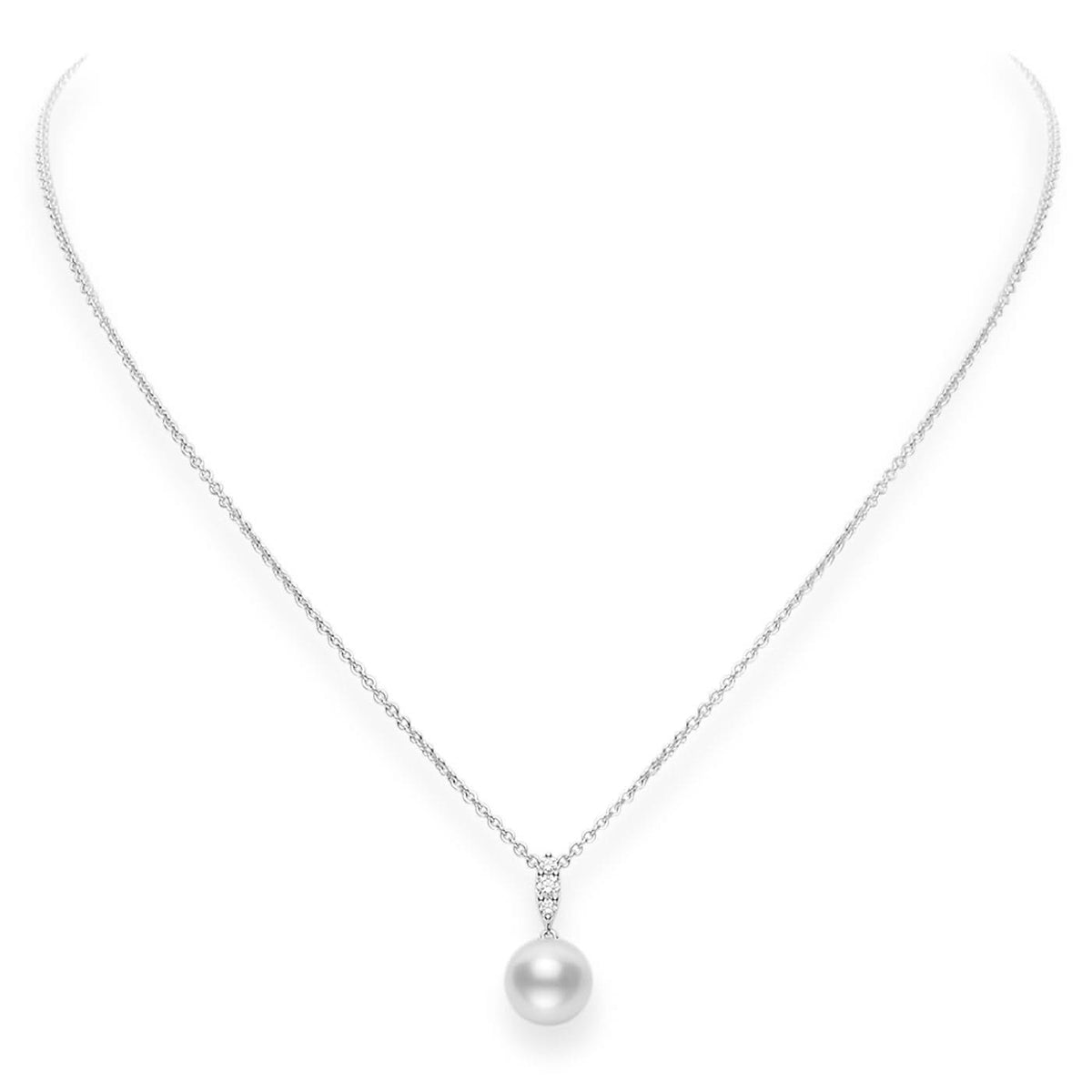 MIKIMOTO Pearl & Diamond Necklace