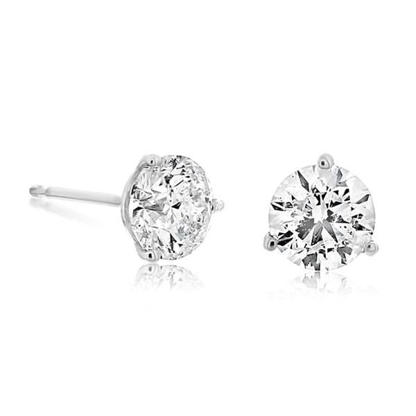 2.08 Carat Diamond Studs