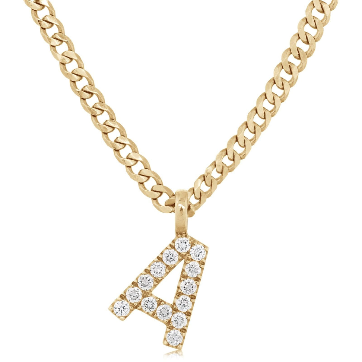 Diamond 'A' Pendant