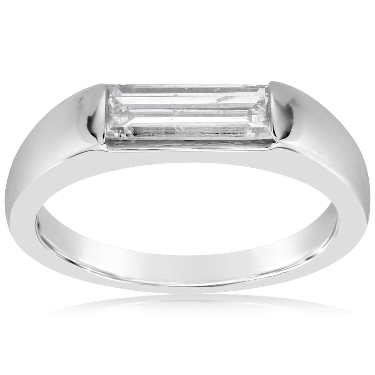 Complete Baguette Diamond Engagement Ring