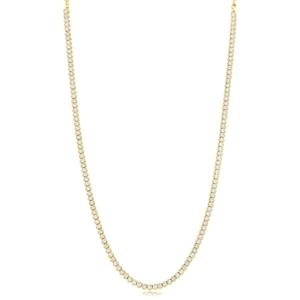 4 Carat Diamond Tennis Necklace