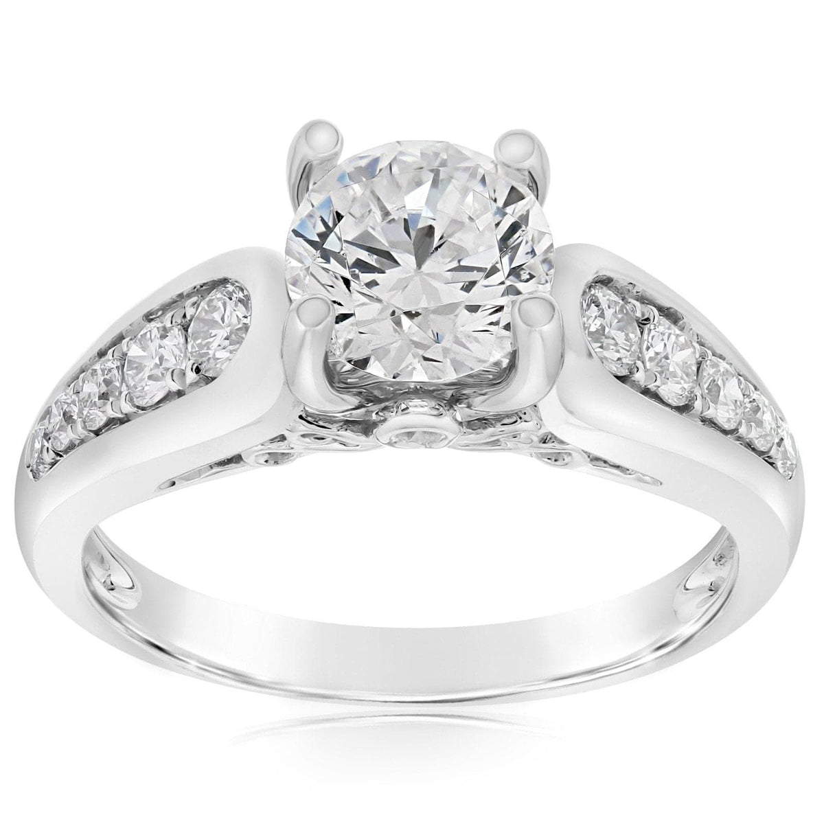 1 Carat Diamond Engagement Ring Setting