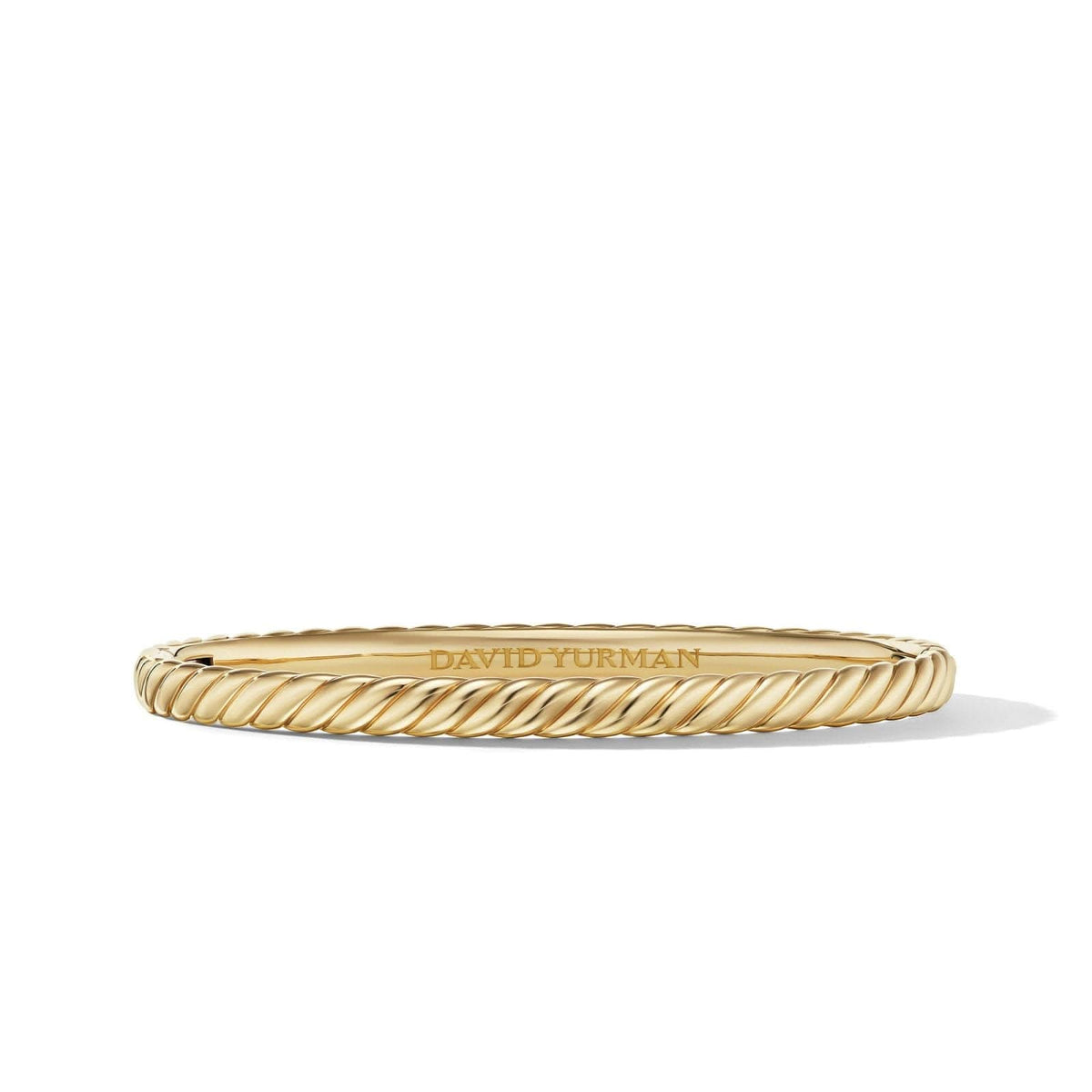 DAVID YURMAN Sculpted Cable Bangle Bracelet in 18K Yellow Gold, 4.6mm