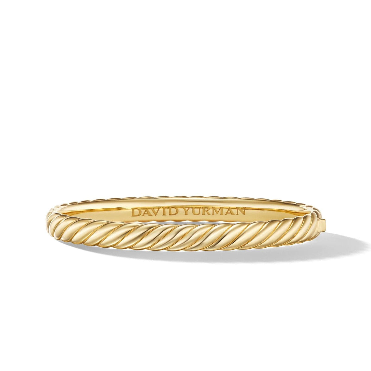 DAVID YURMAN Sculpted Cable Bangle Bracelet in 18K Yellow Gold, 6.2mm