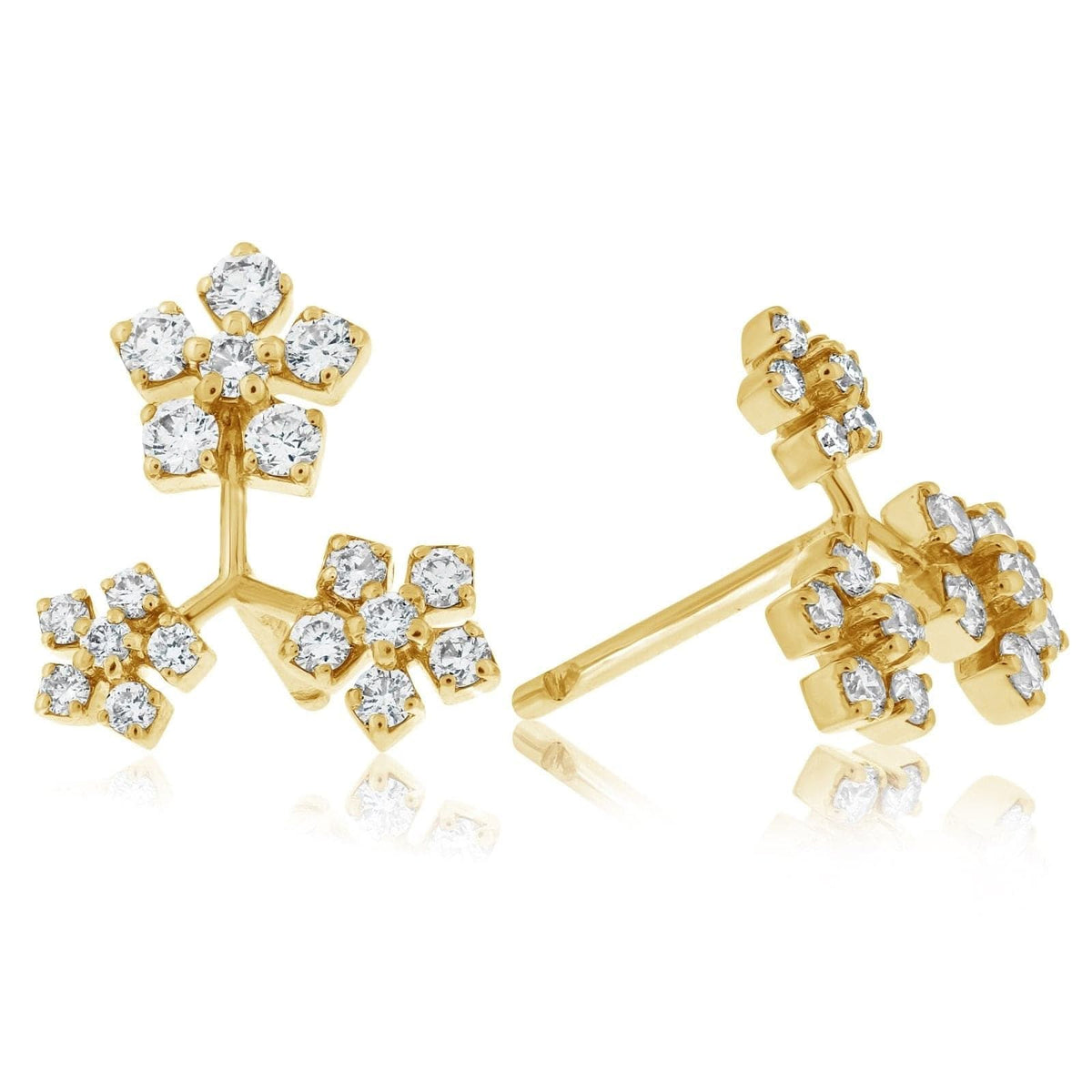 SETHI COUTURE Enchanted Garden Trio Diamond Studs