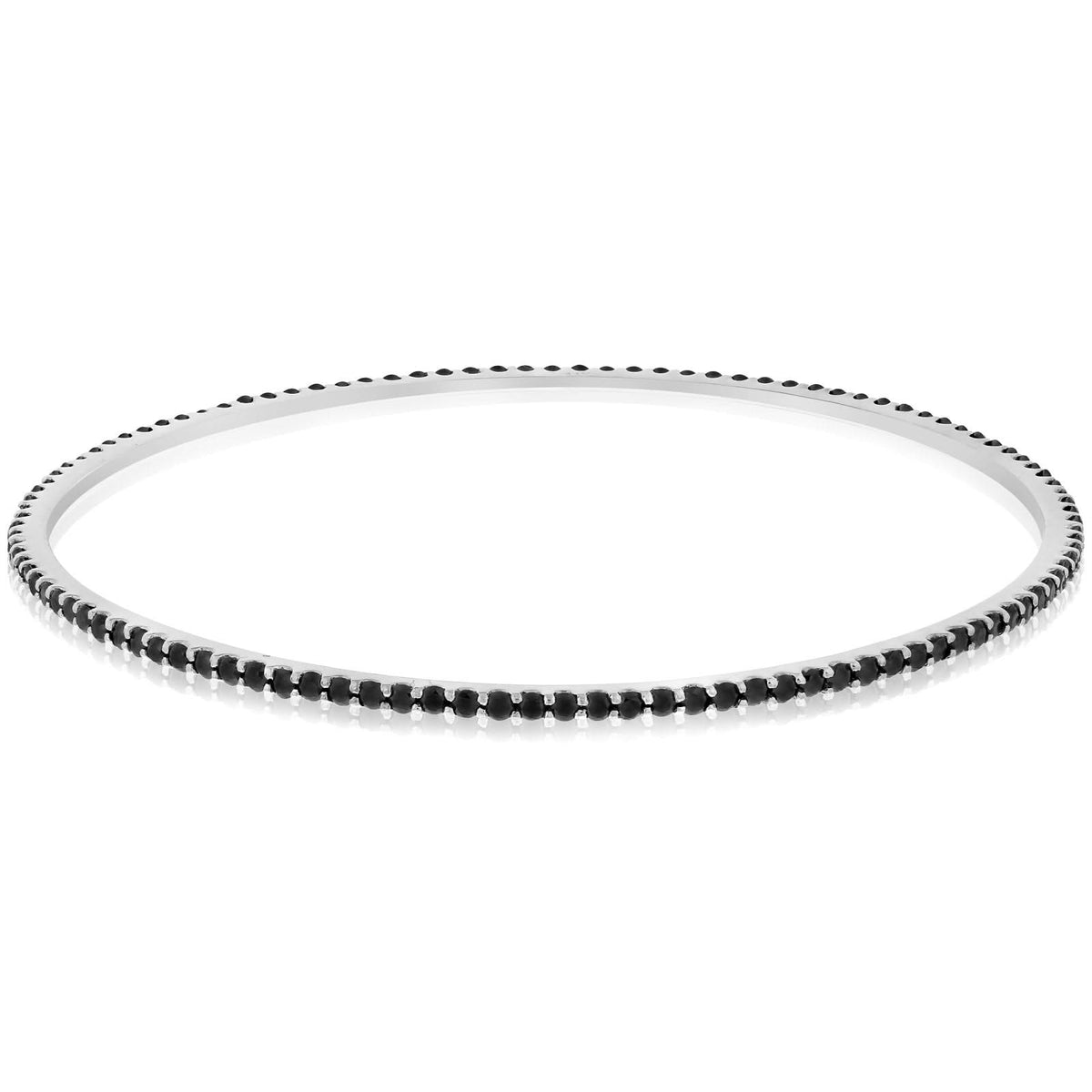 Estate Black Diamond Bangle